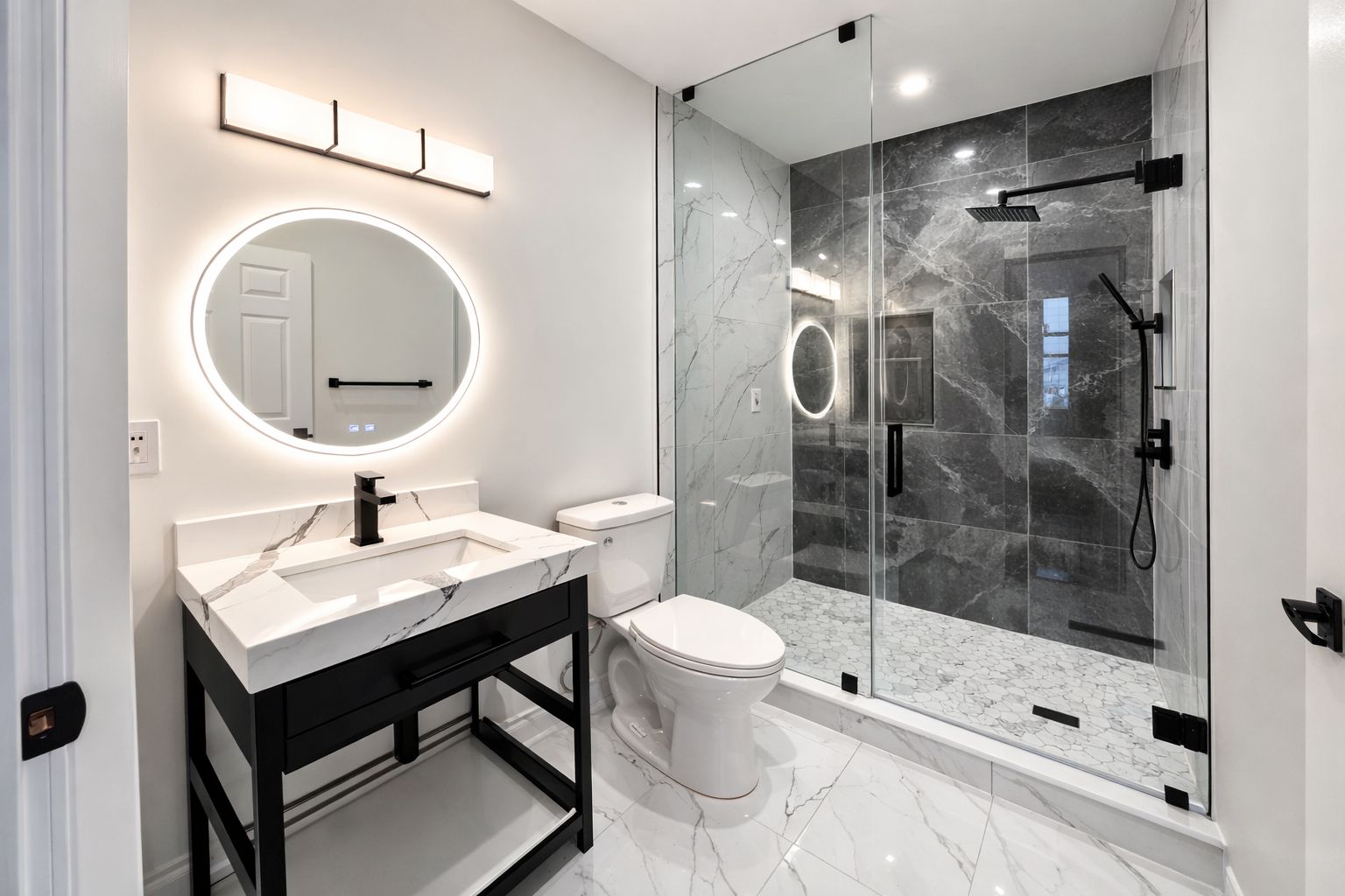 bathroom remodel aurora transitional style