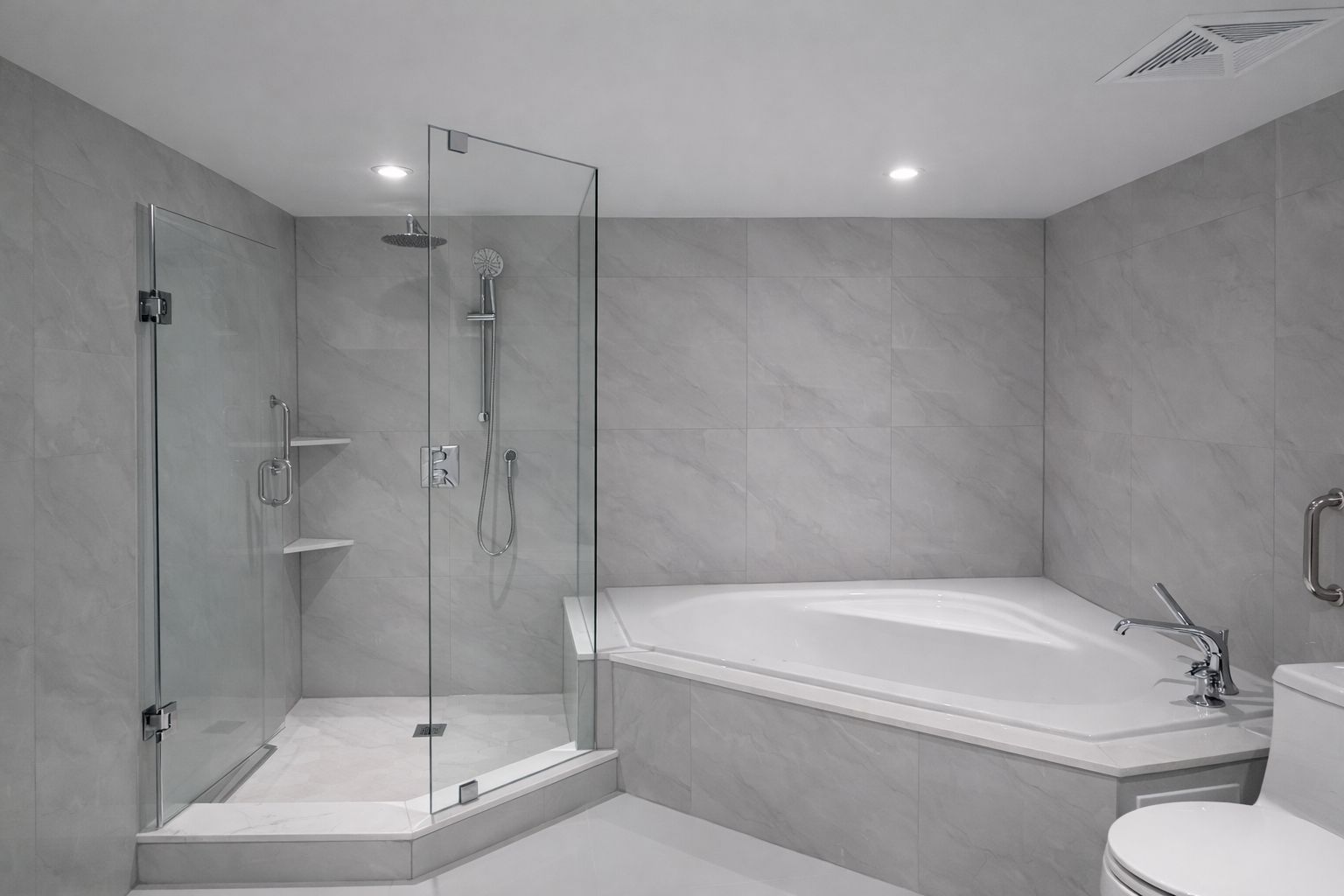 bathroom renovation ajax modern layout