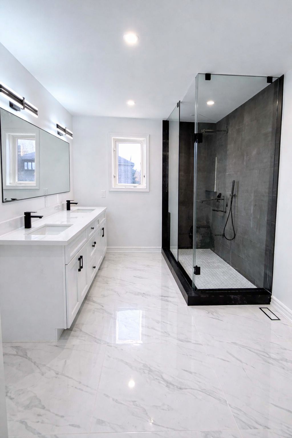 bathroom dry wet separation