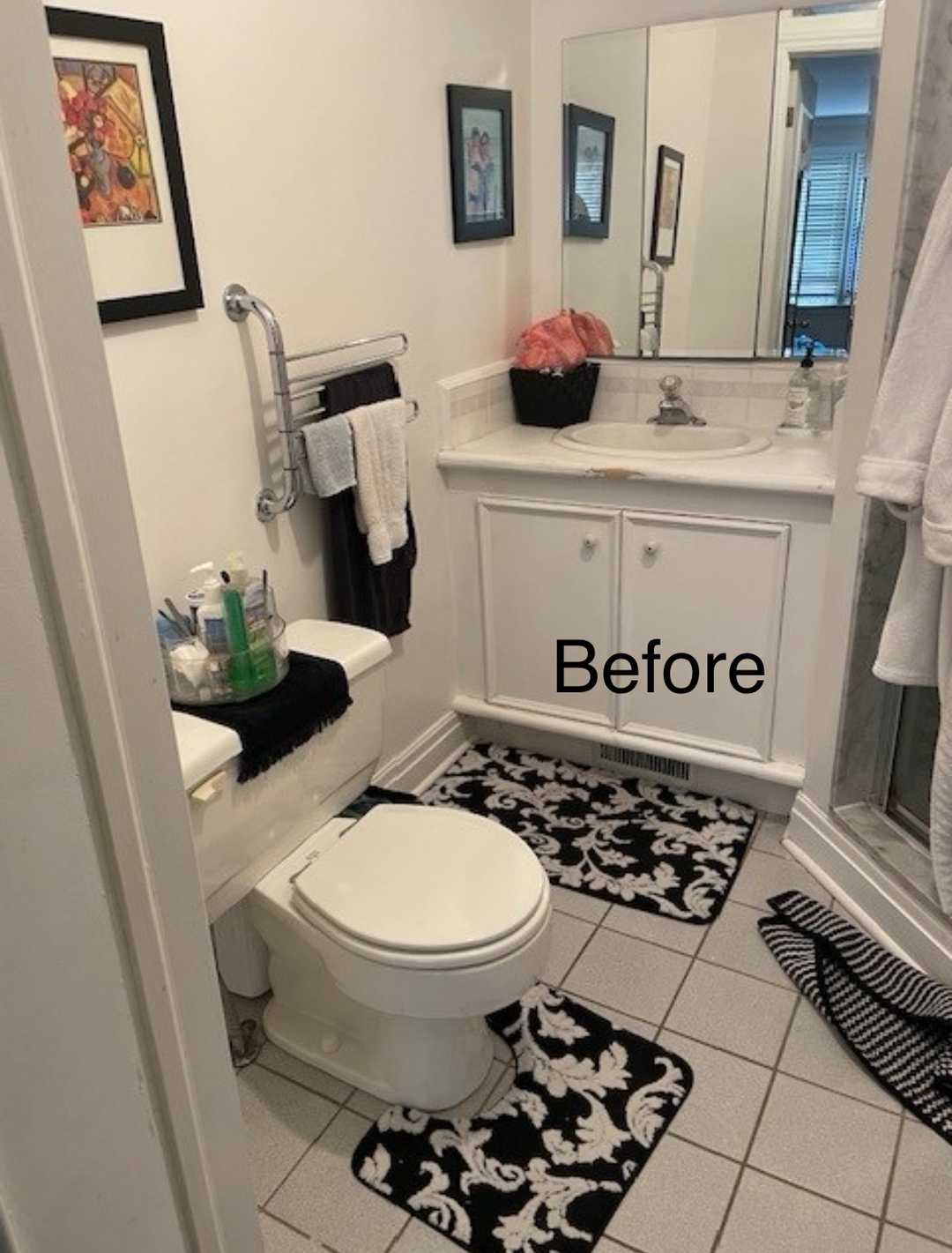 mid town 2 bathroom reno - ciot tile with emco