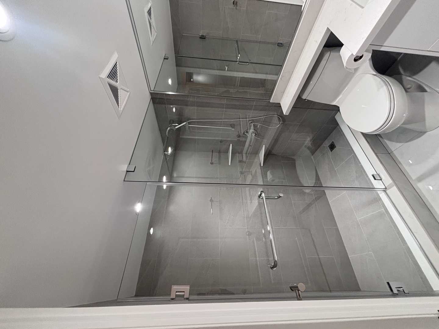 custom kitchen, 2 bathroom, master bathroom with corner built-in bathtub,