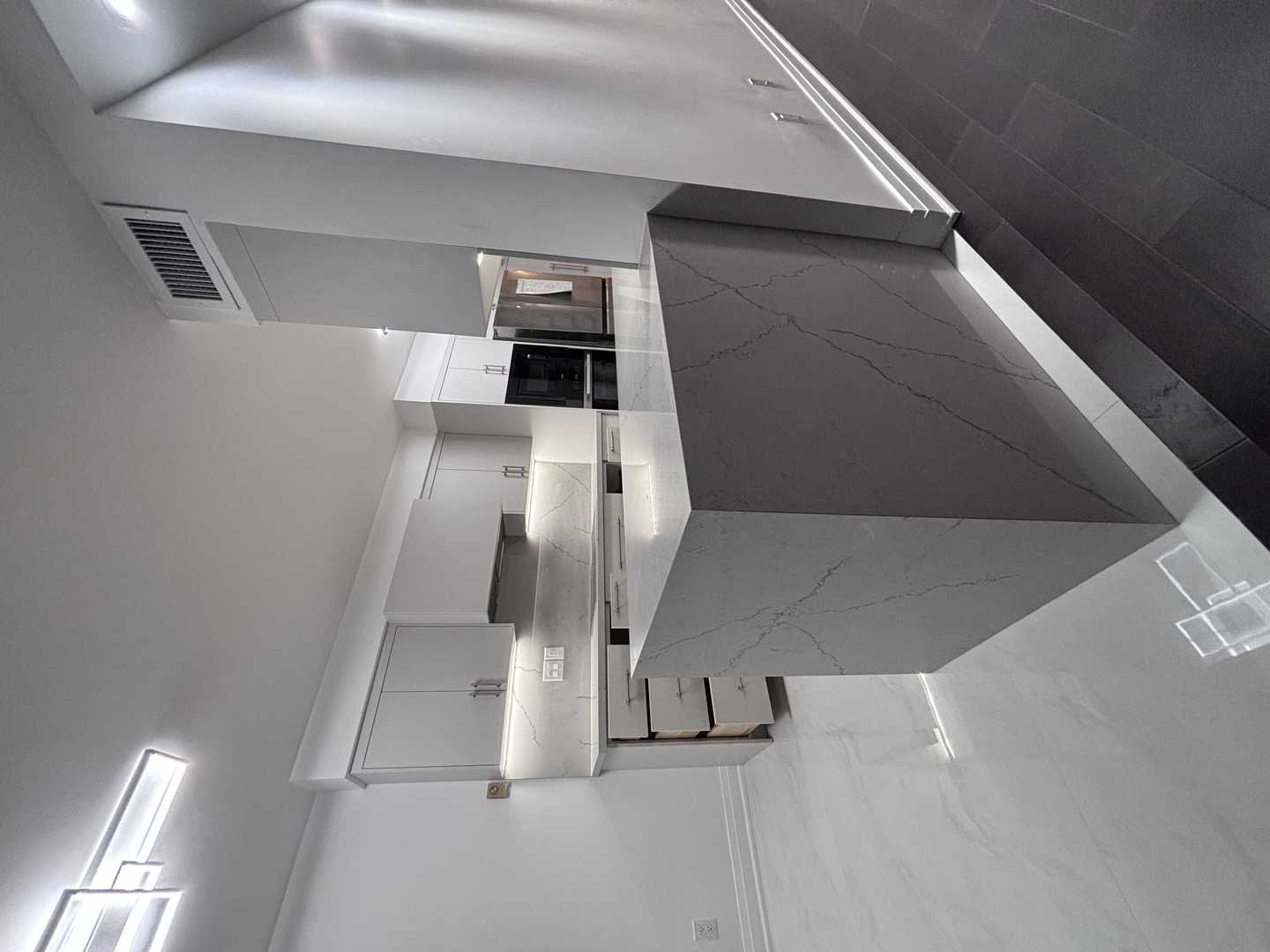 custom kitchen, 2 bathroom, master bathroom with corner built-in bathtub,