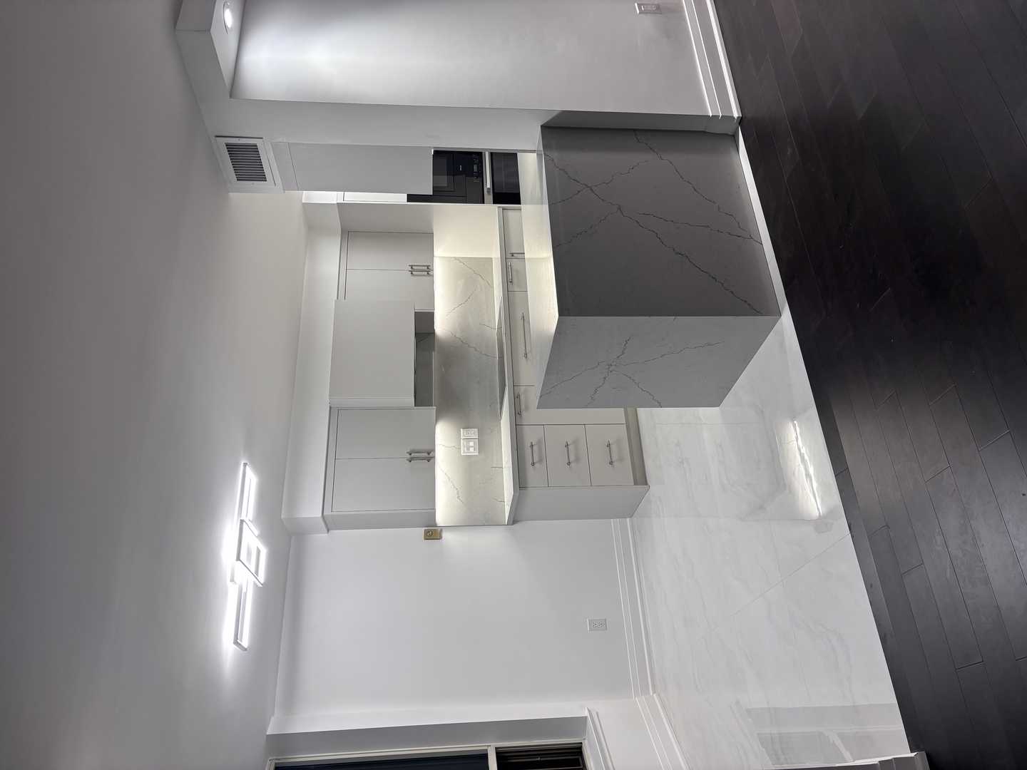 custom kitchen, 2 bathroom, master bathroom with corner built-in bathtub,