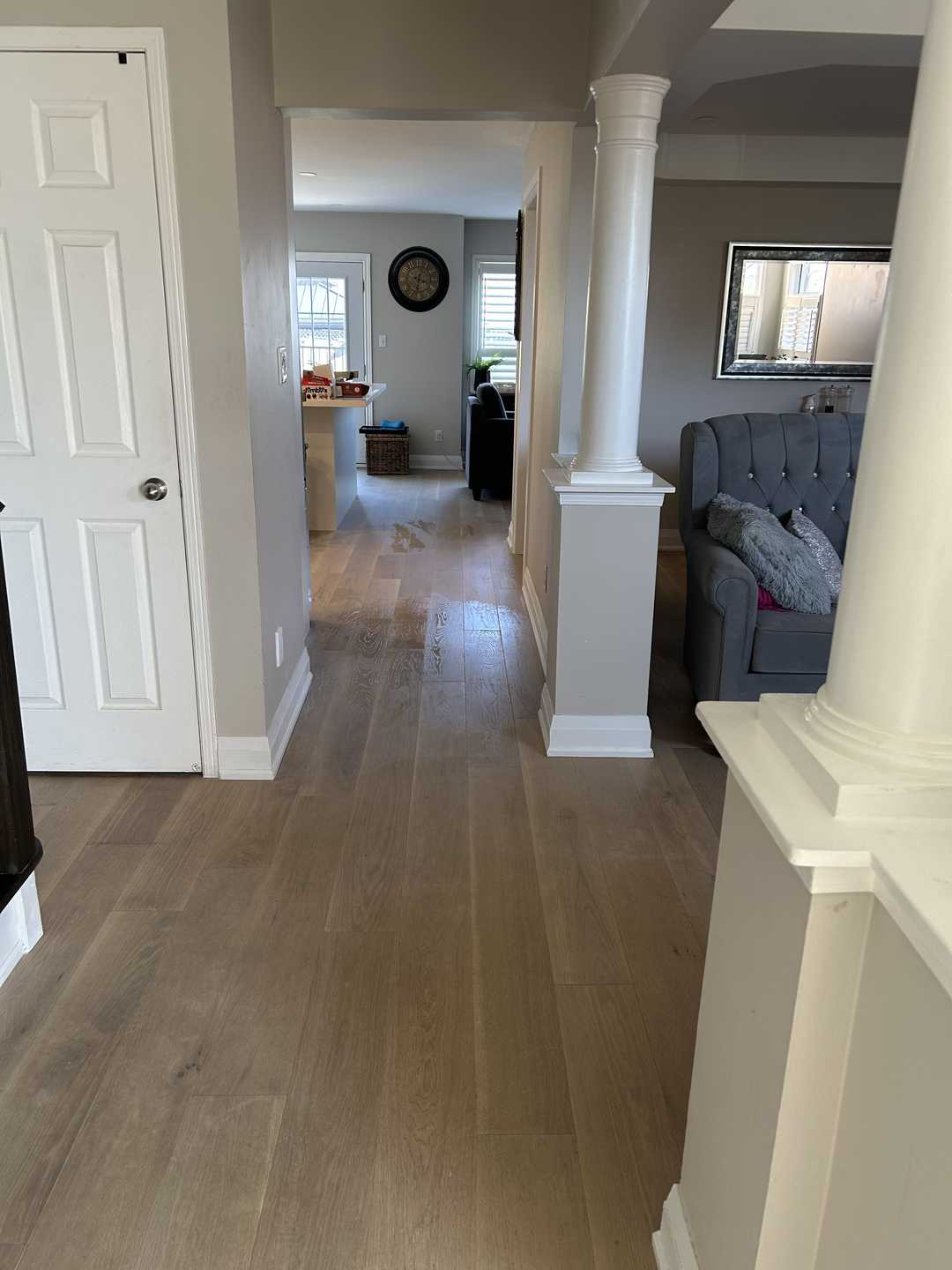 White shaker kitchen cabinets