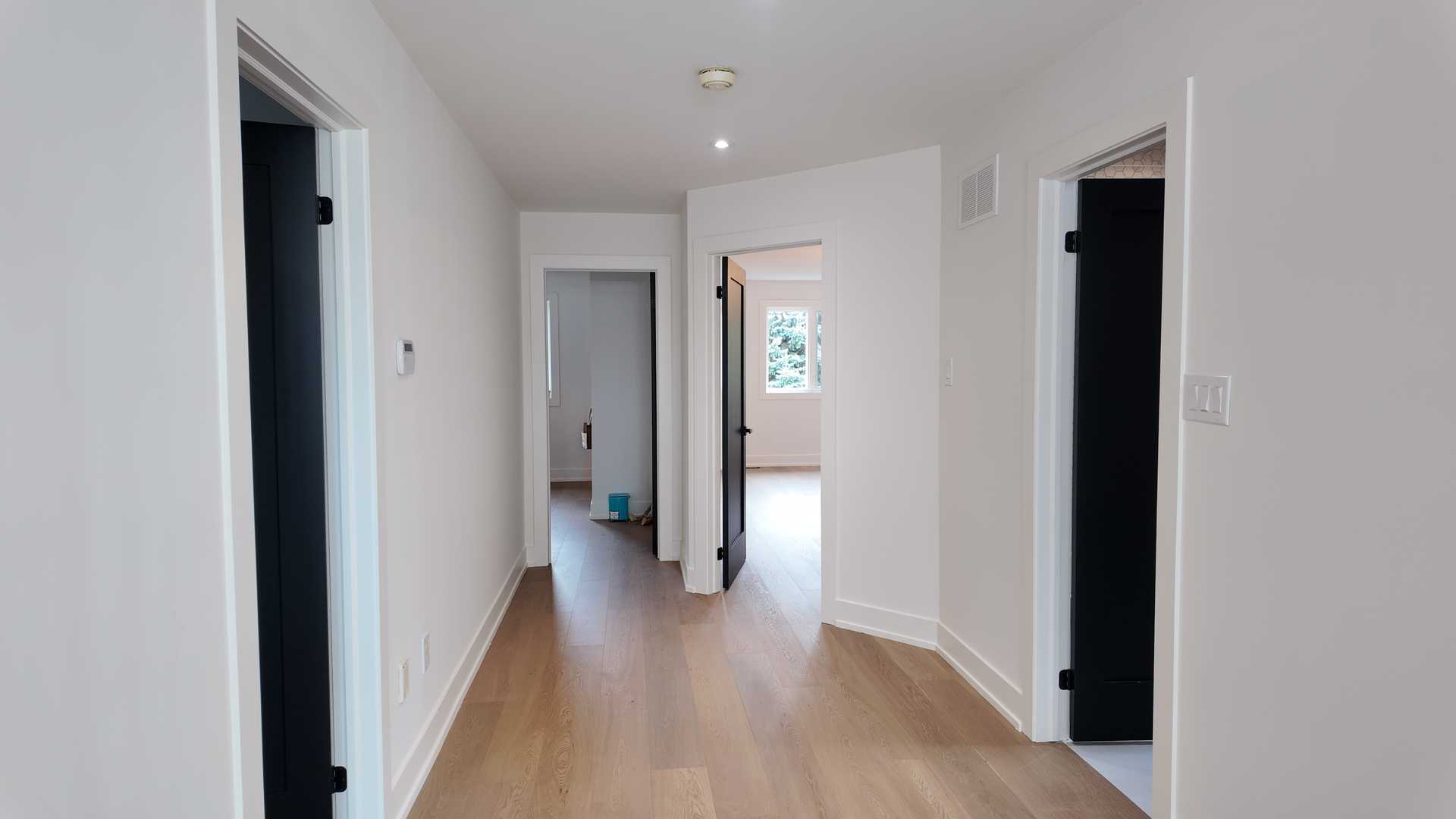 Whole house nature wood flooring and staircase, especially herringbone flooring