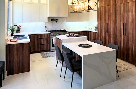 Premium basement materials and finishes