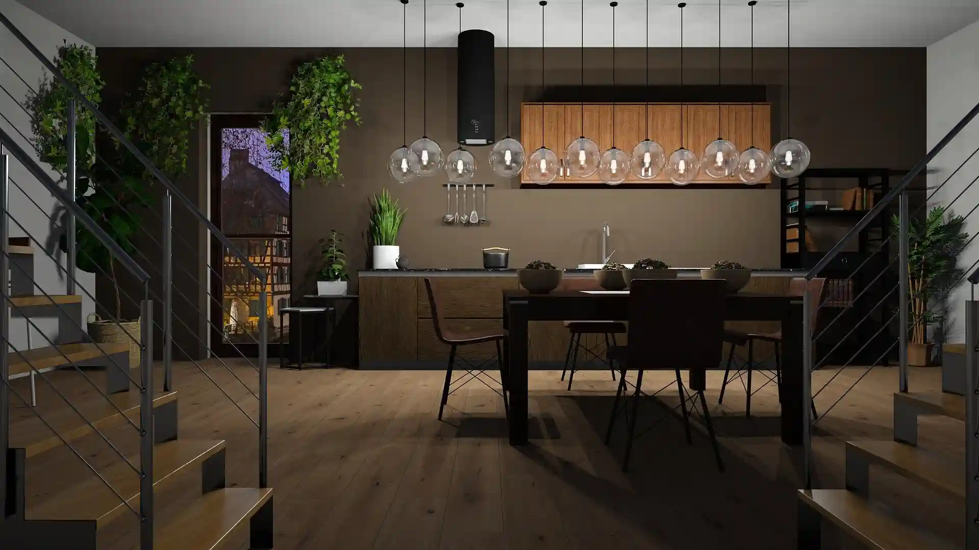 Mississauga basement waterproof LVP flooring with foam underlayment and wide planks